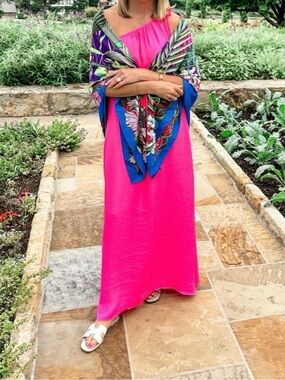 TWP Maxi “Dinner at Mackizi” Dress, 100% silk 💖
